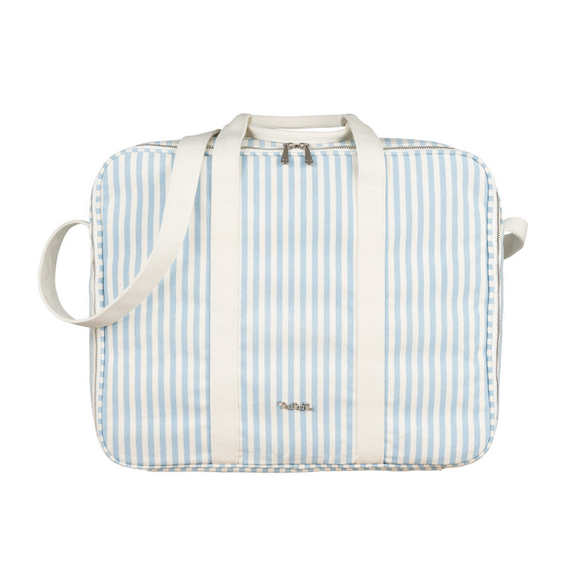 Borsa mamma canvas azzurra - Prezzo da €109,00€ | Nanan official