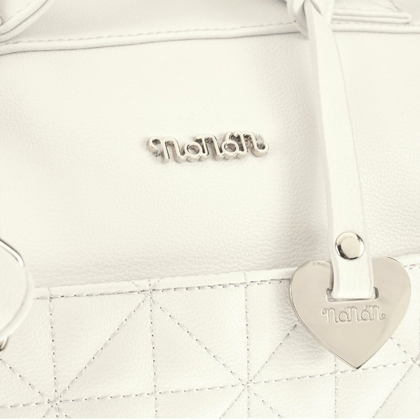 Borsa Da Passeggio trapuntata Bianca - Nanan official