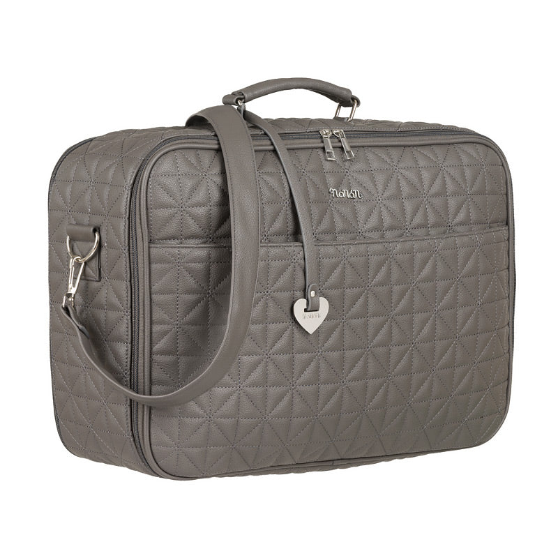 Gray quilted mom bag - Nanan official