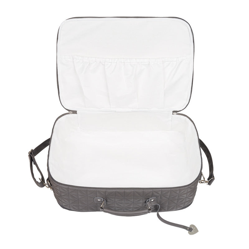 Gray quilted mom bag - Nanan official