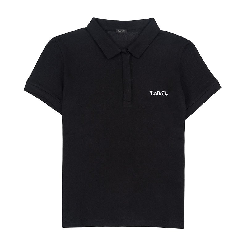 Polo Manica Corta Nera - Nanan official