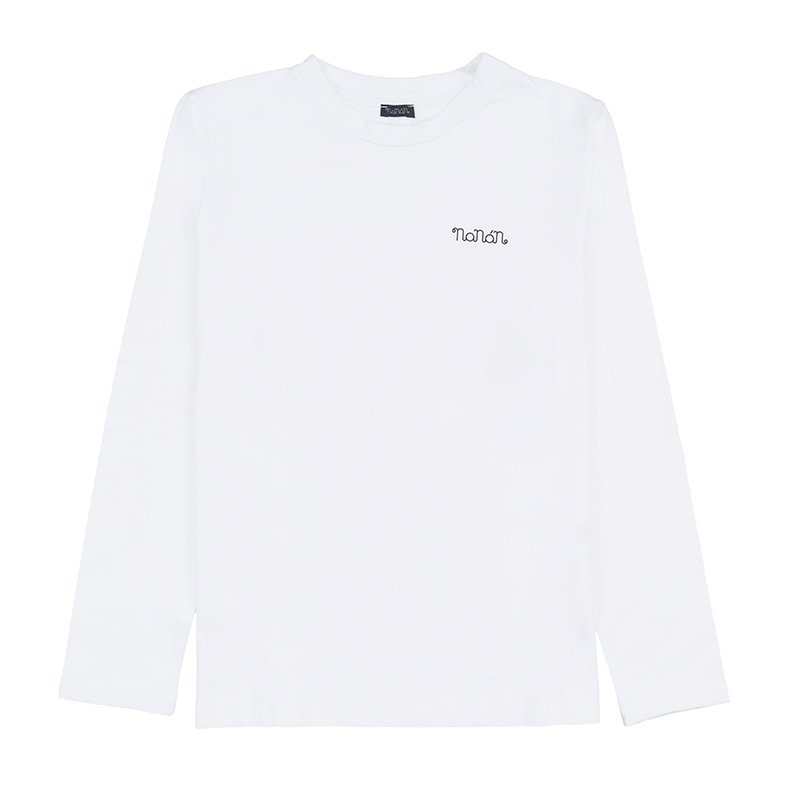 T-shirt Manica Lunga Bianca - Nanan official