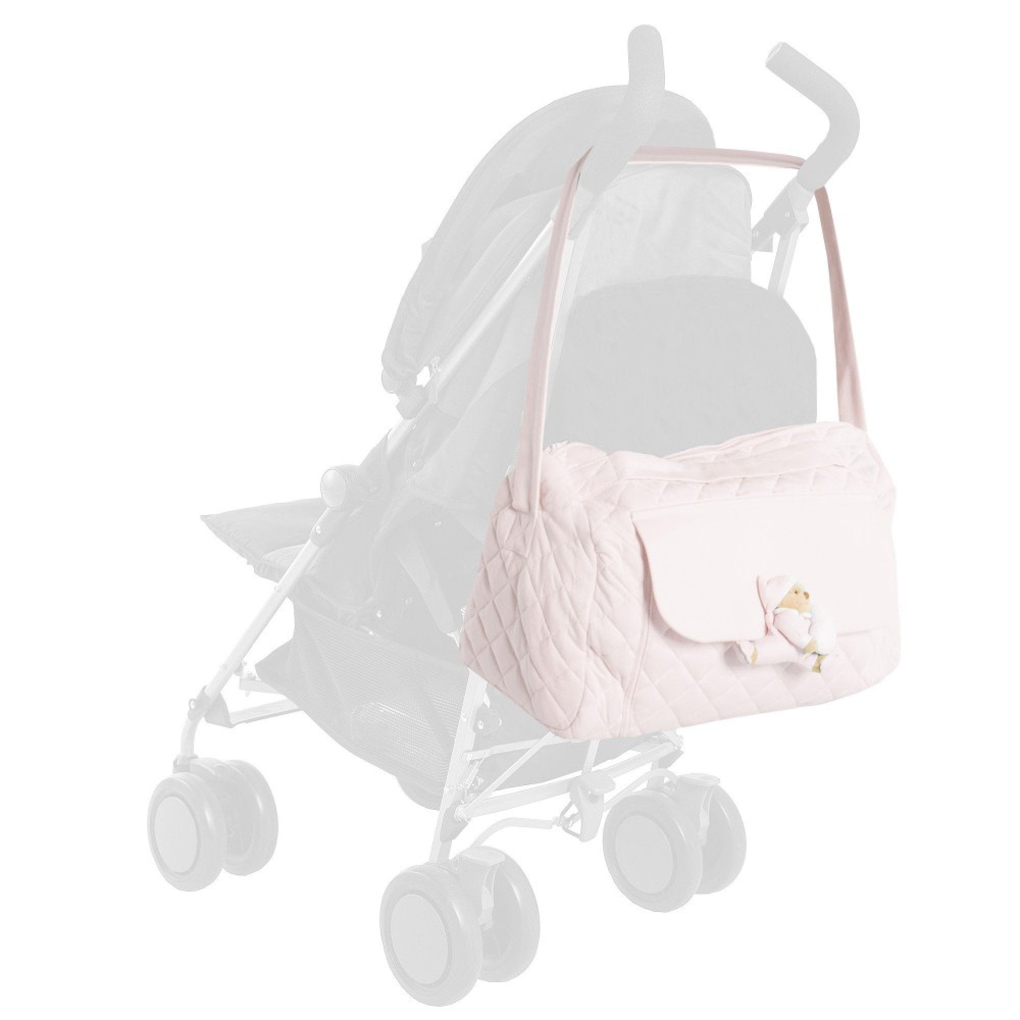 Borsa Mamma Puccio in tessuto rosa - Prezzo da €99,00€ | Nanan