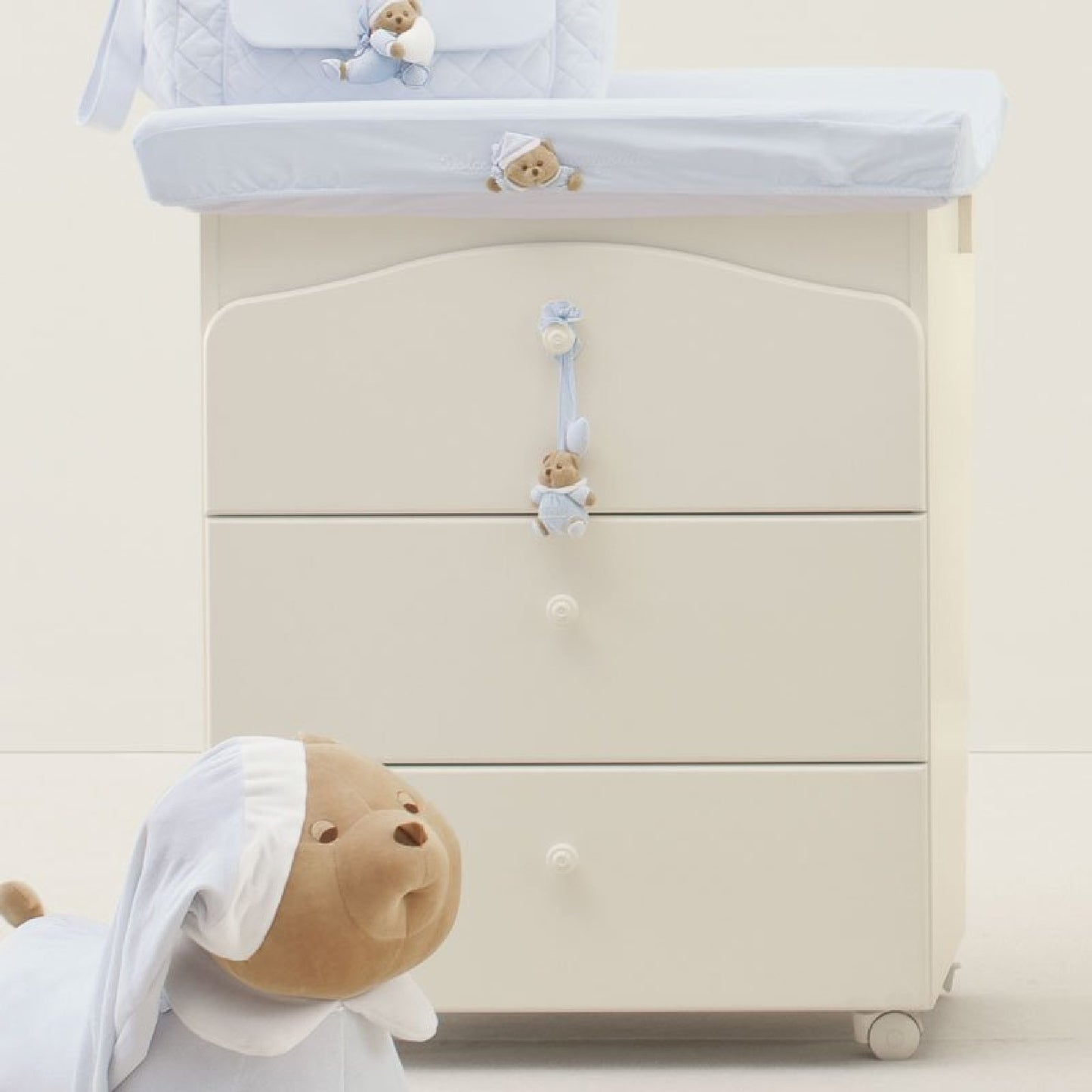 Puccio Coprifasciatoio Cotone Azzurro-Nanan official