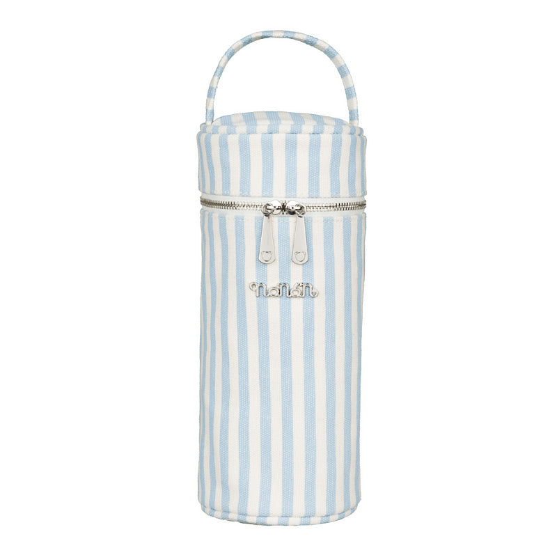 Portabiberon canvas azzurro - Nanan official