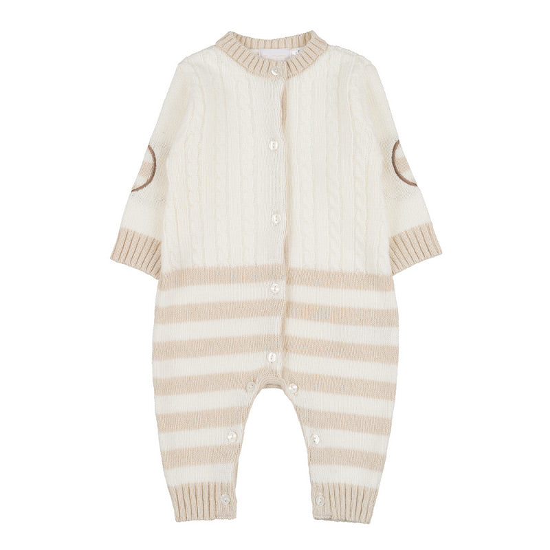 Tutina aperta davanti beige - Nanan official