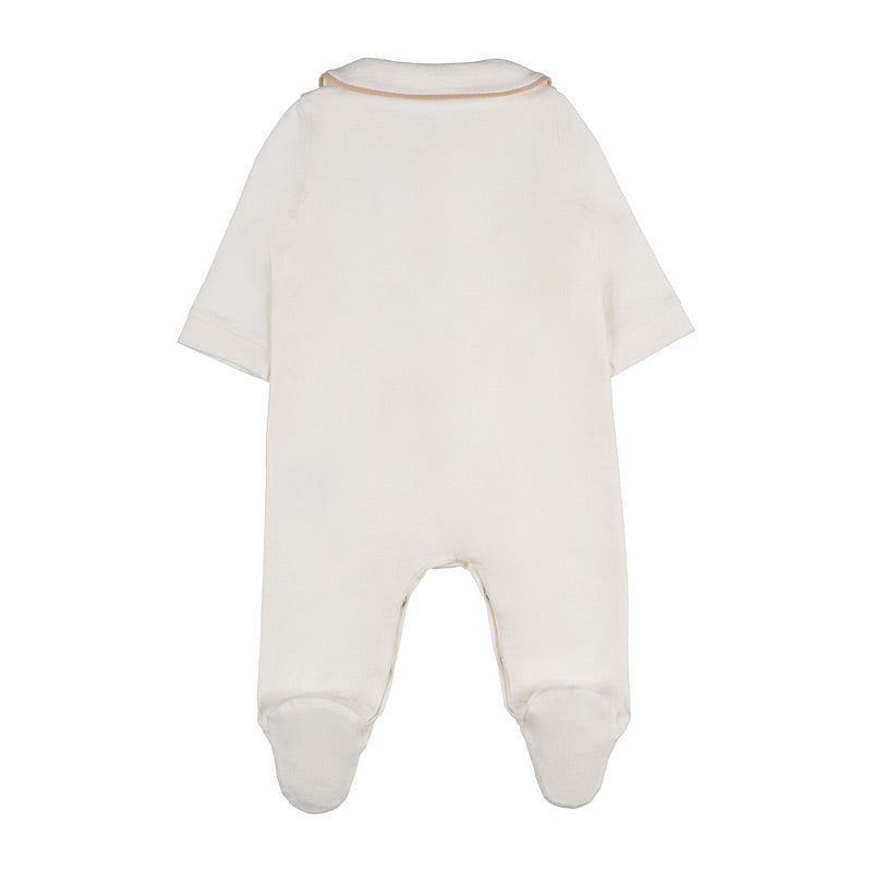 Tutina aperta davanti off-white in piquet - Nanan official