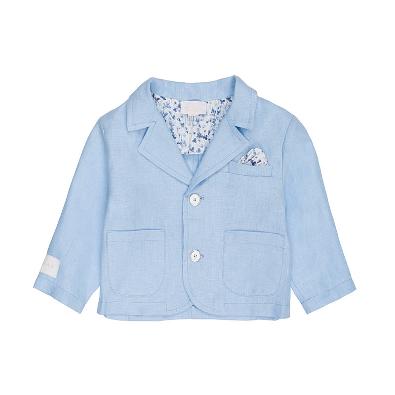 Giacca in lino azzurra-Nanan official