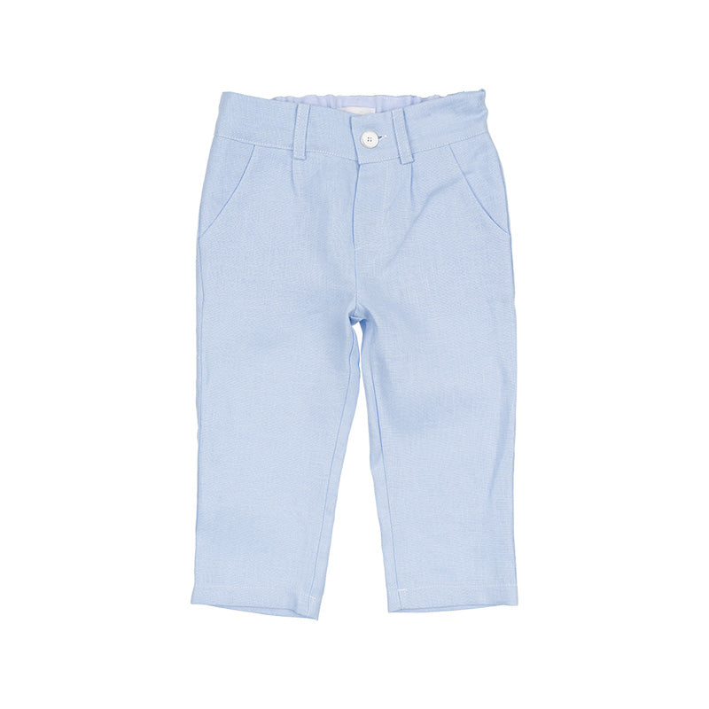 Pantaloni in lino azzurri-Nanan official