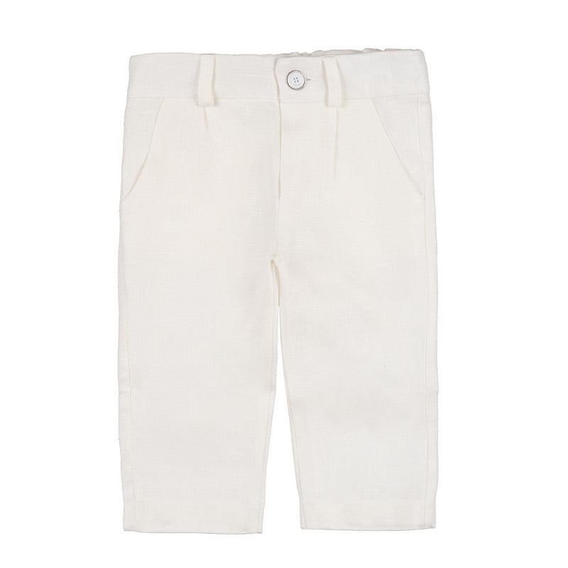 Pantaloni in lino panna-Nanan official