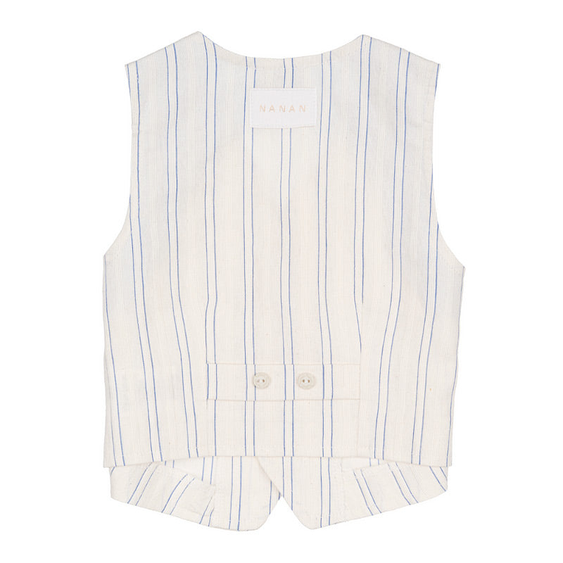 Gilet panna a righe-Nanan official