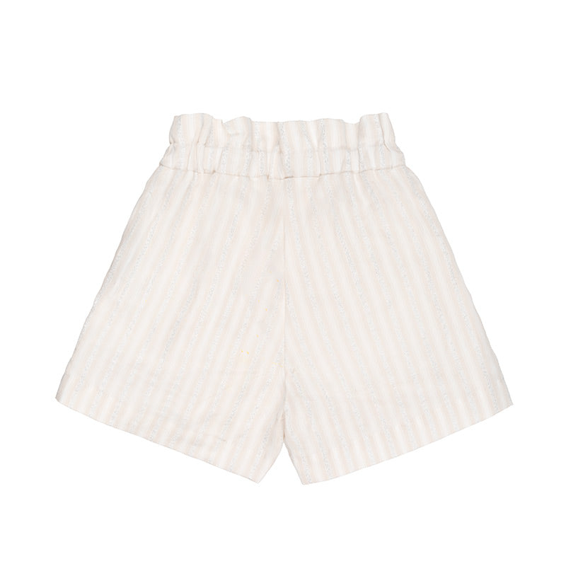 Shorts a righe panna-Nanan official