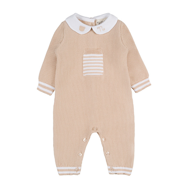 Tutina beige con taschino - Nanan official