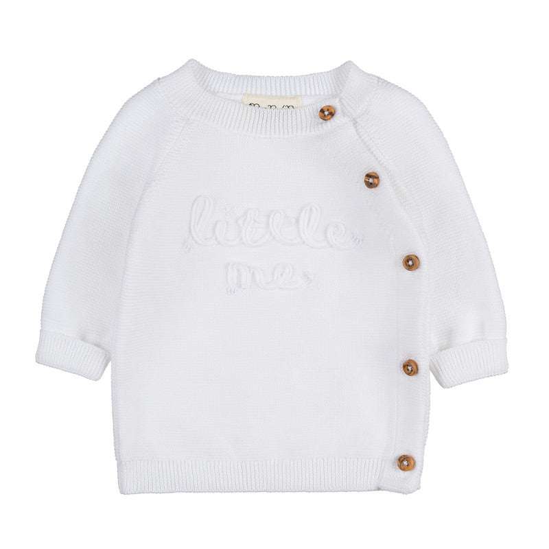 Tutina 2 pezzi bianca "Little Me" - Nanan official