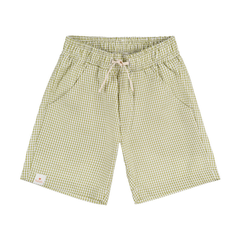 Shorts in vichy verde - Nanan official