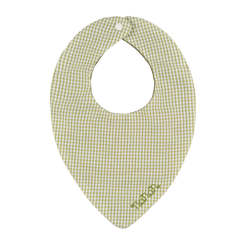 Bavaglio in vichy verde - Nanan official