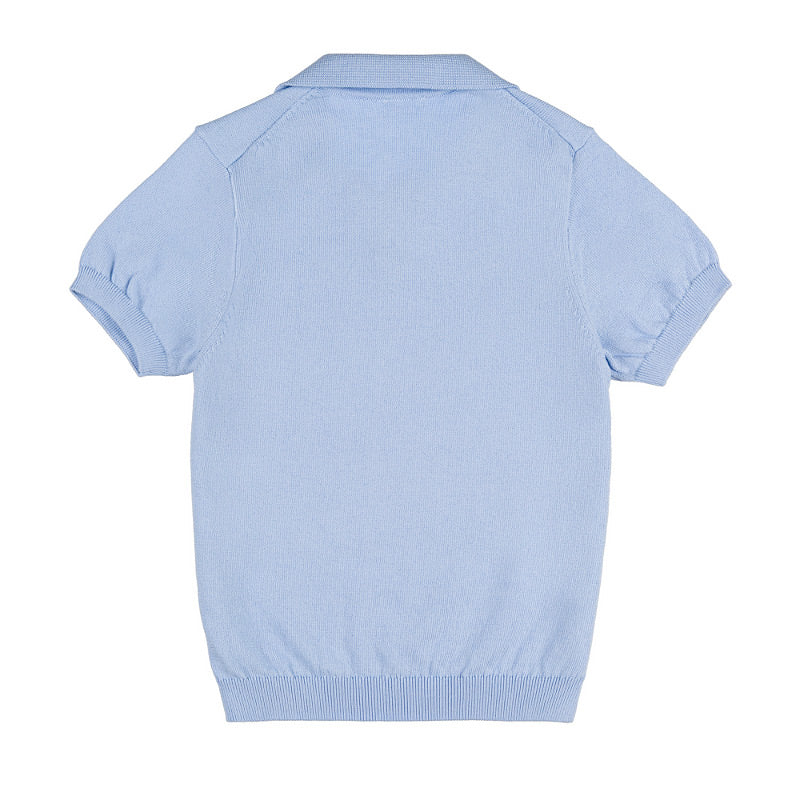 Polo azzurra a maniche corte - Nanan official