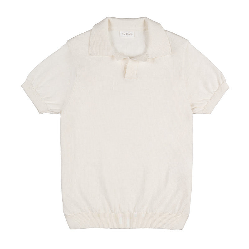 Polo off-white a maniche corte - Nanan official