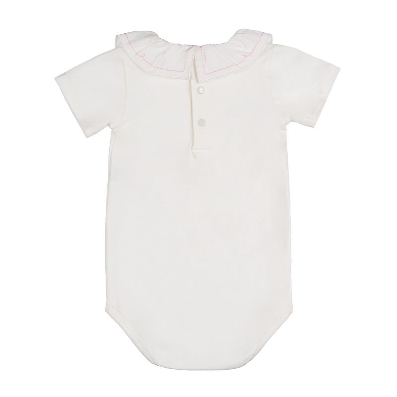 Body rosa con frappa ricamo-Nanan official