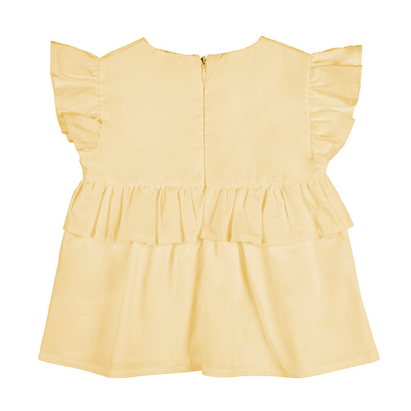 Blusa gialla c/frappa - Nanan official