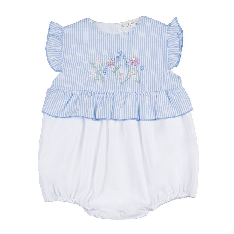 Pagliaccetto azzurro con frappe - Nanan official