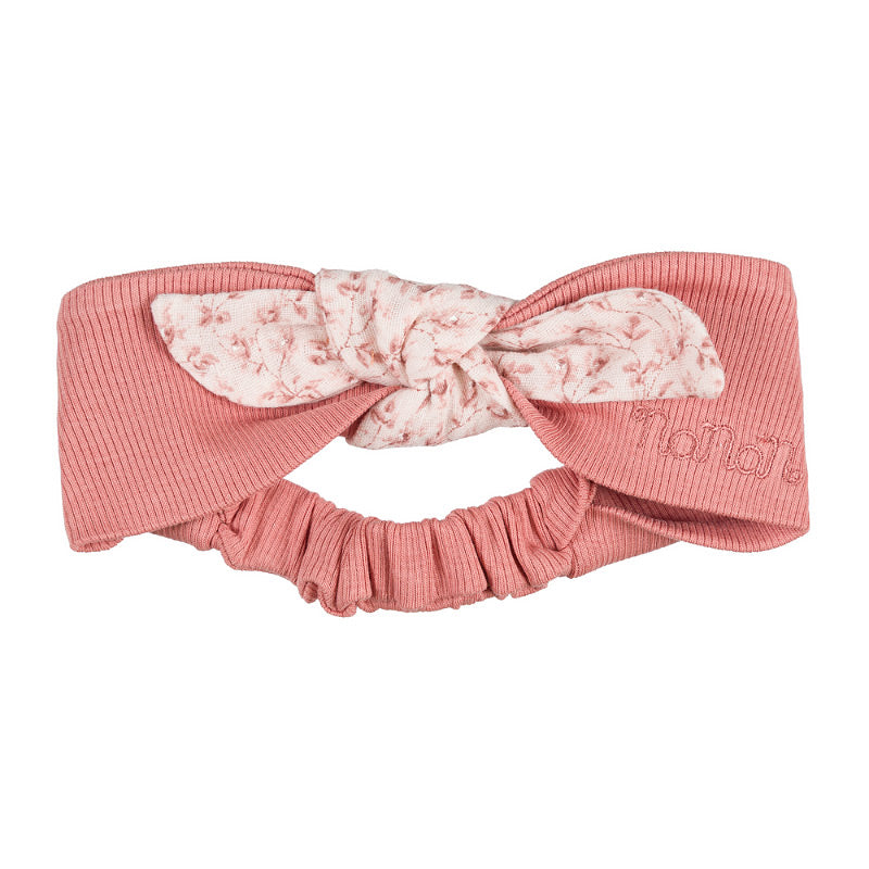 Fascia rosa con nodo a fiori-Nanan official