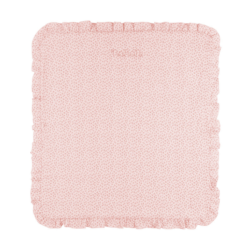 Coperta rosa a fiori con rouches - Nanan official