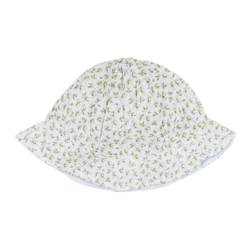 Cappello azzurro a fiori alla pescatora-Nanan official