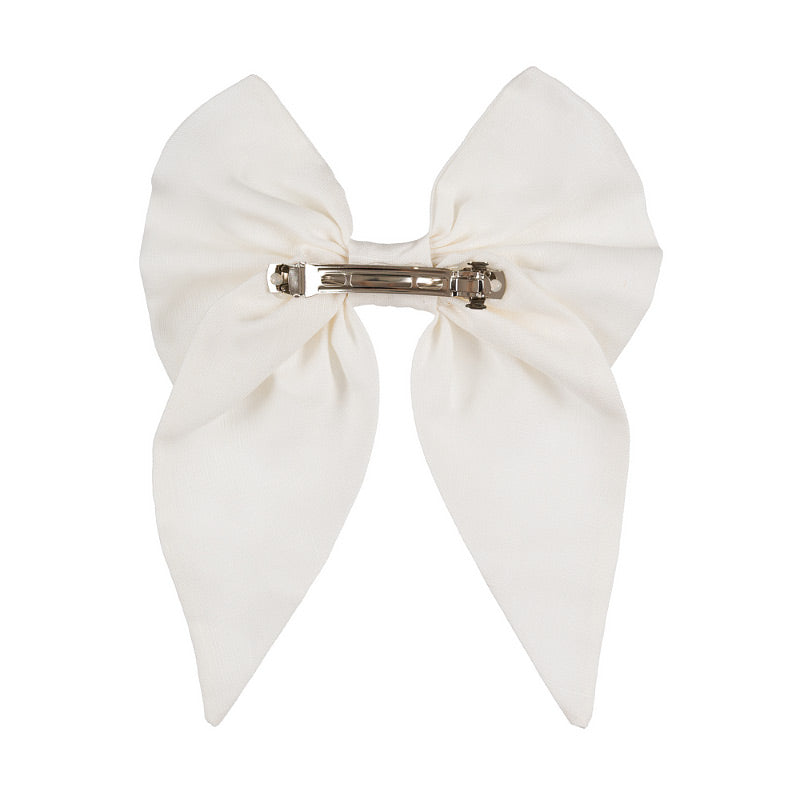 Molletta in lino off-white con fiocco - Nanan official