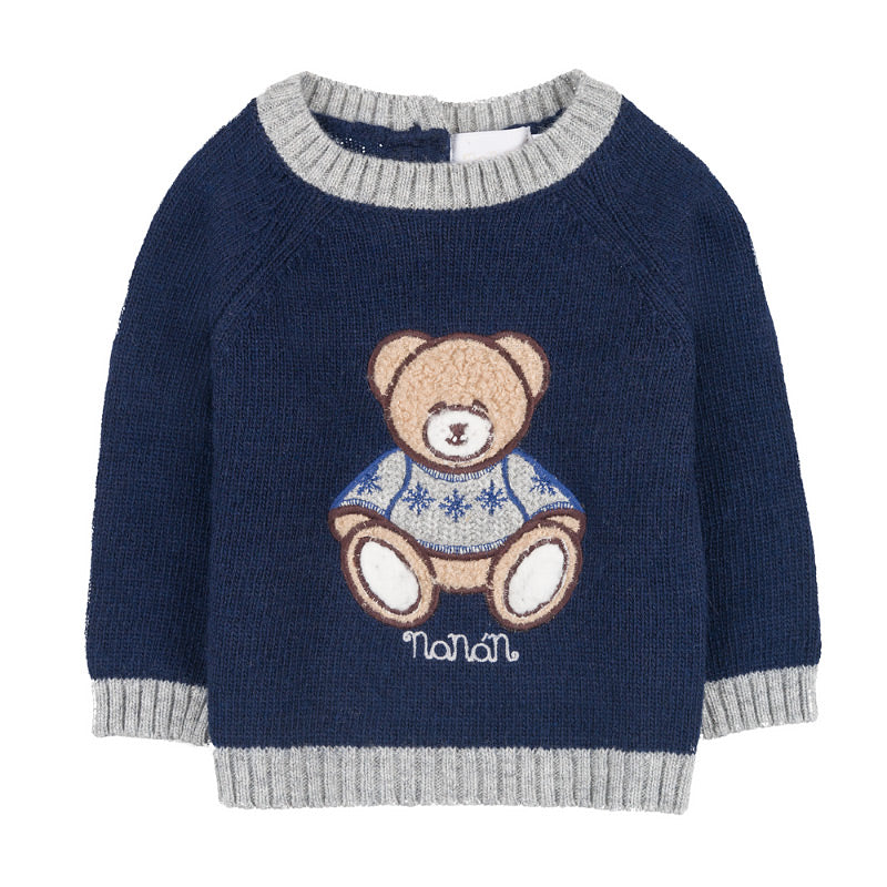 Tutina due pezzi senza colletto blu - Nanan official