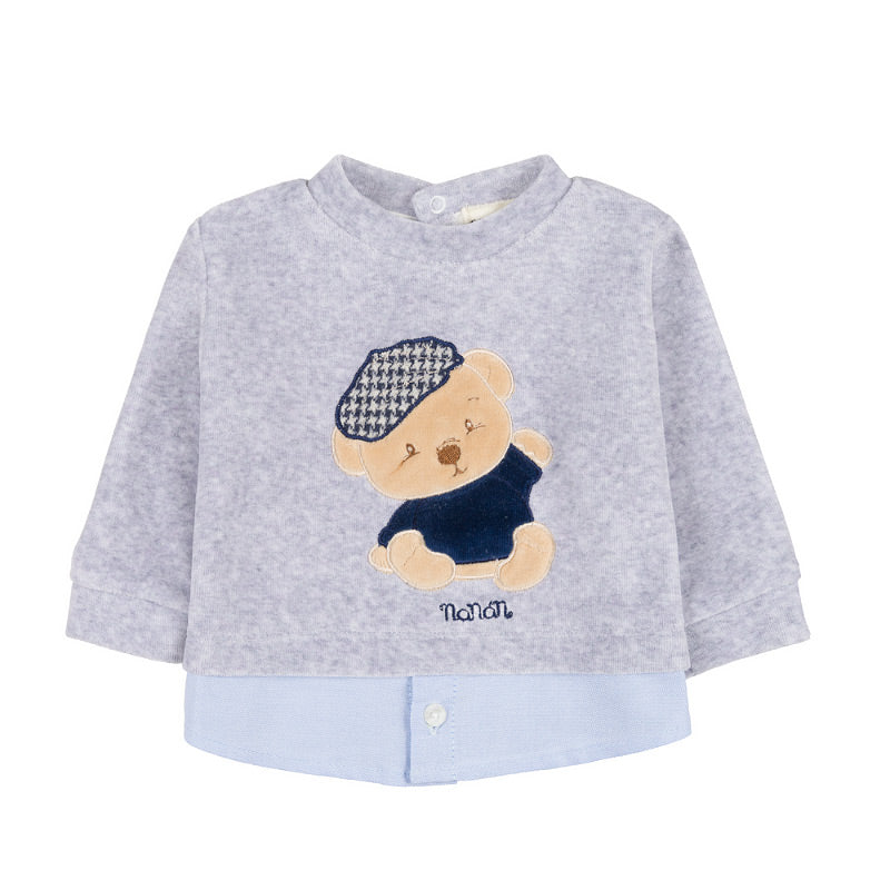 Tutina 2 pezzi con orsetto "Little man" - Nanan official
