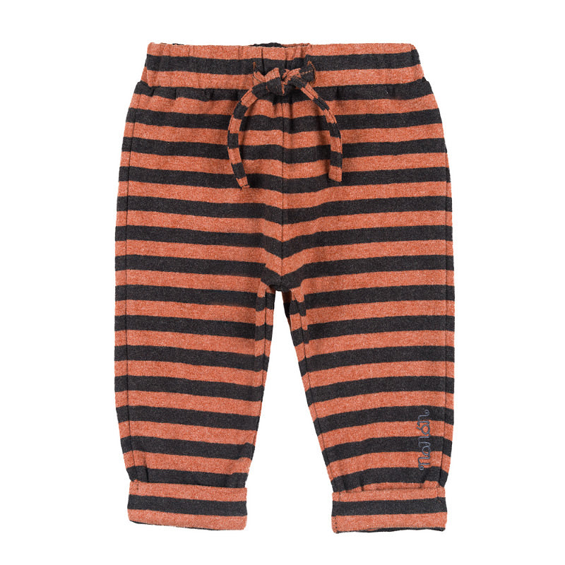 Pantalone rigato marrone - Nanan official