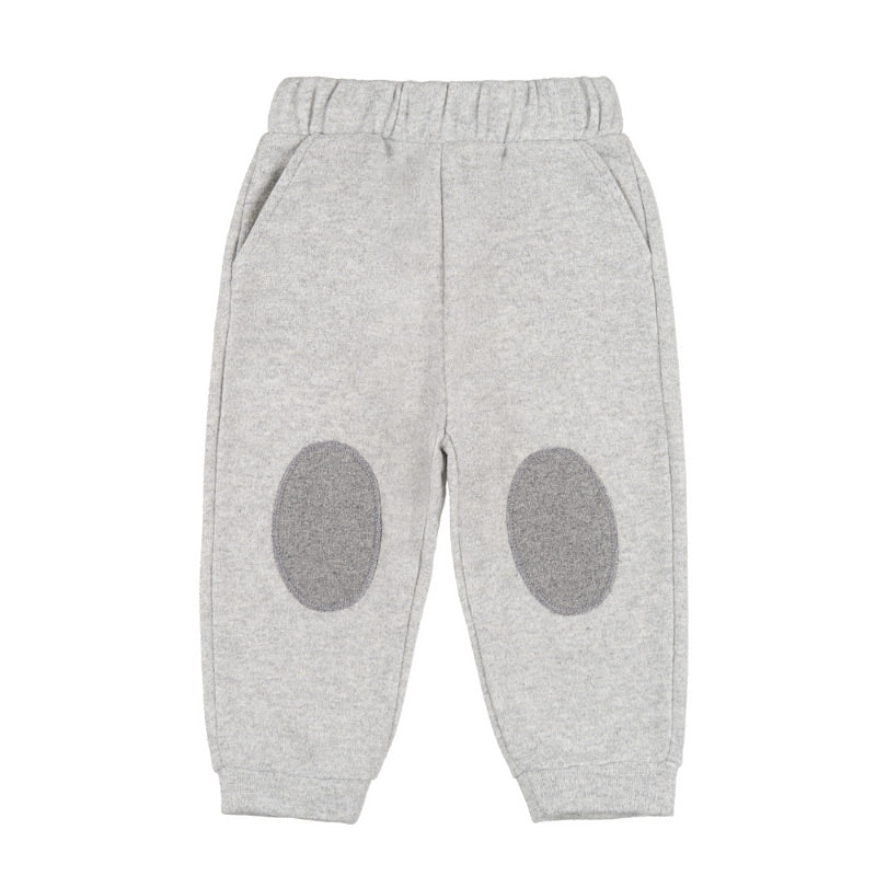 Pantaloni grigi c/toppe - Nanan official