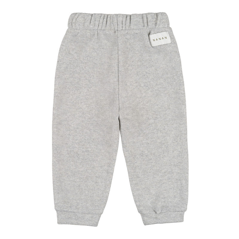 Pantaloni grigi c/toppe - Nanan official