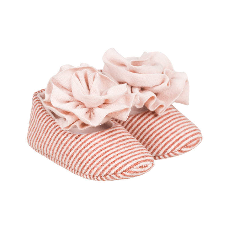 Ballerine rigate con rosa - Nanan official