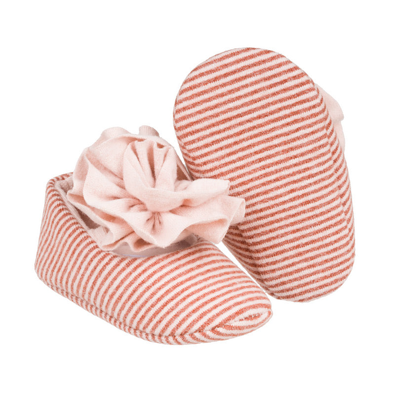 Ballerine rigate con rosa - Nanan official