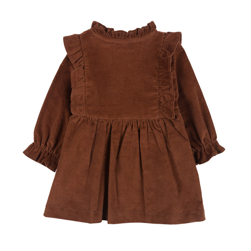 Abito in velluto marrone - Nanan official