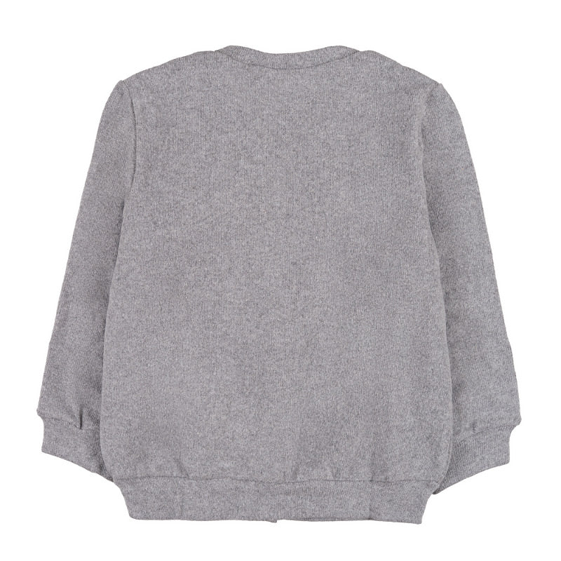 Cardigan grigio in maglina - Nanan official