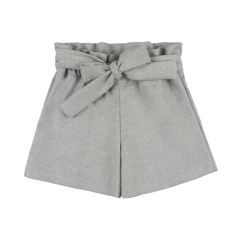 Shorts c/fiocco lurex grigio - Nanan official