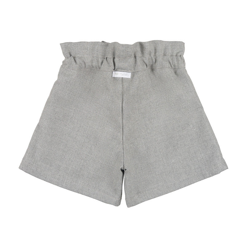 Shorts c/fiocco lurex grigio - Nanan official