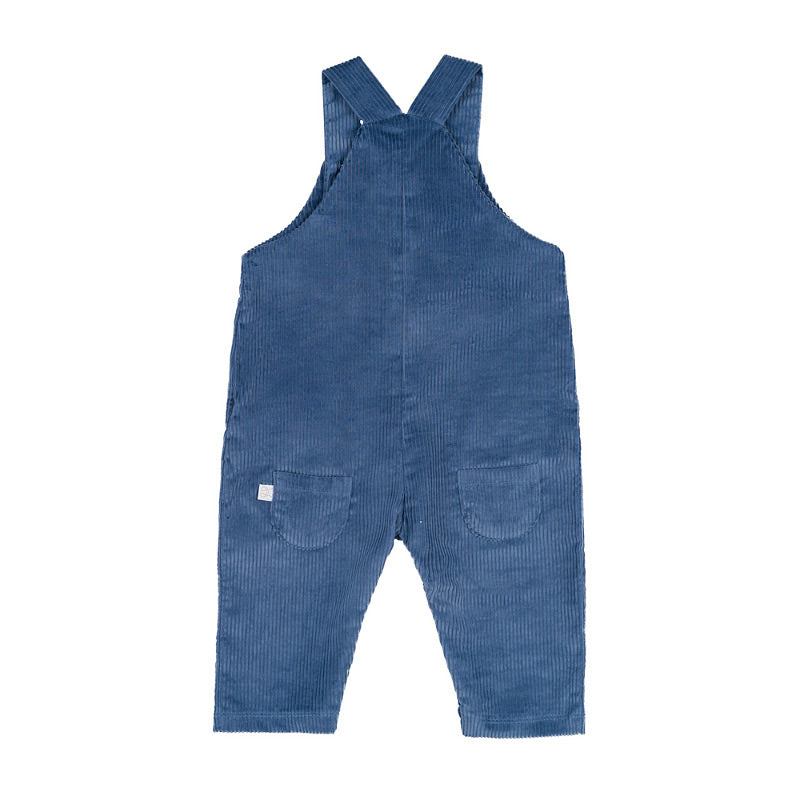 Salopette blu con trenino - Nanan official