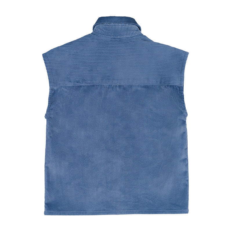 Gilet blu in velluto - Nanan official