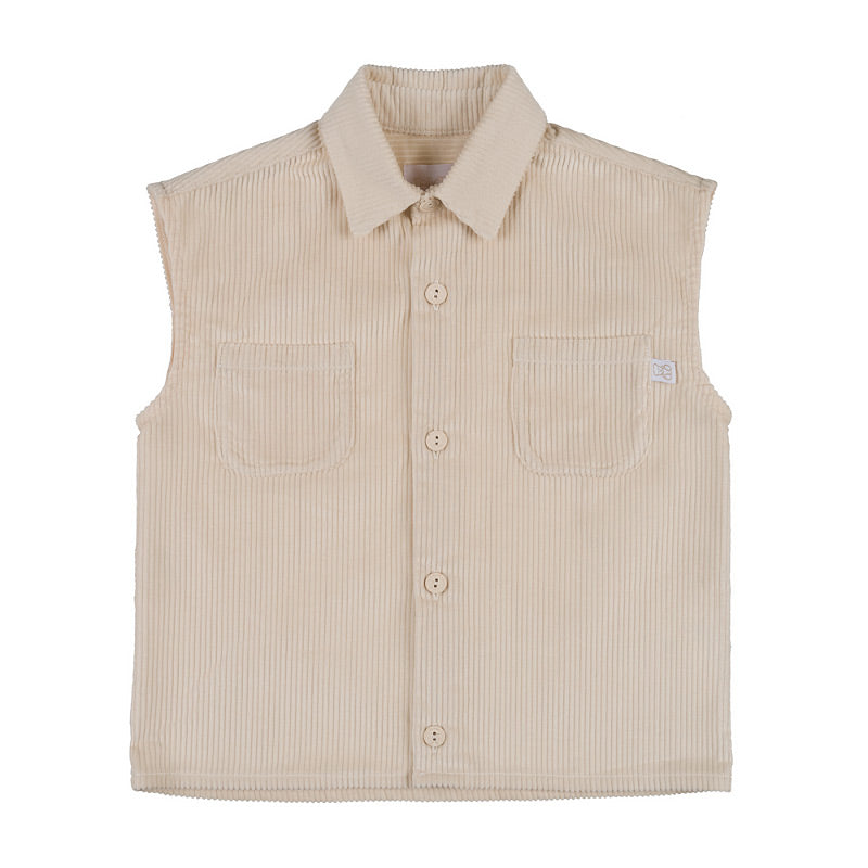 Gilet panna in velluto - Nanan official