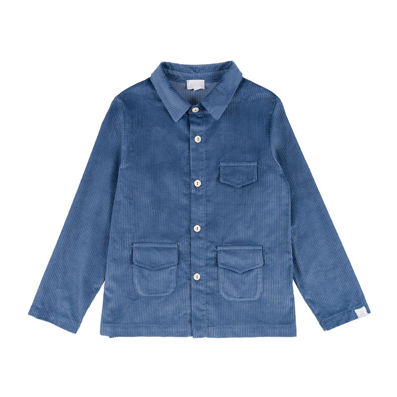 Giacca/camicia blu in velluto - Nanan official