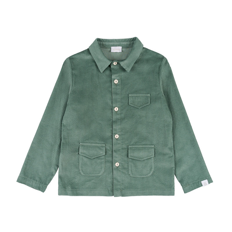 Giacca/camicia verde in velluto - Nanan official