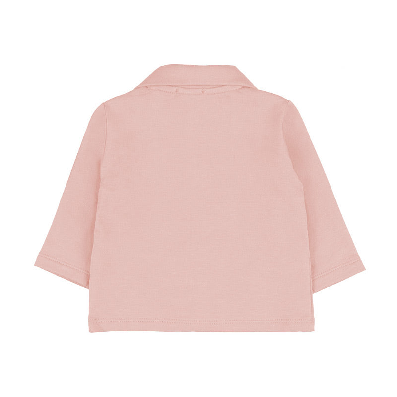 Tutina due pezzi aperta davanti rosa con tasche orsetto - Nanan official