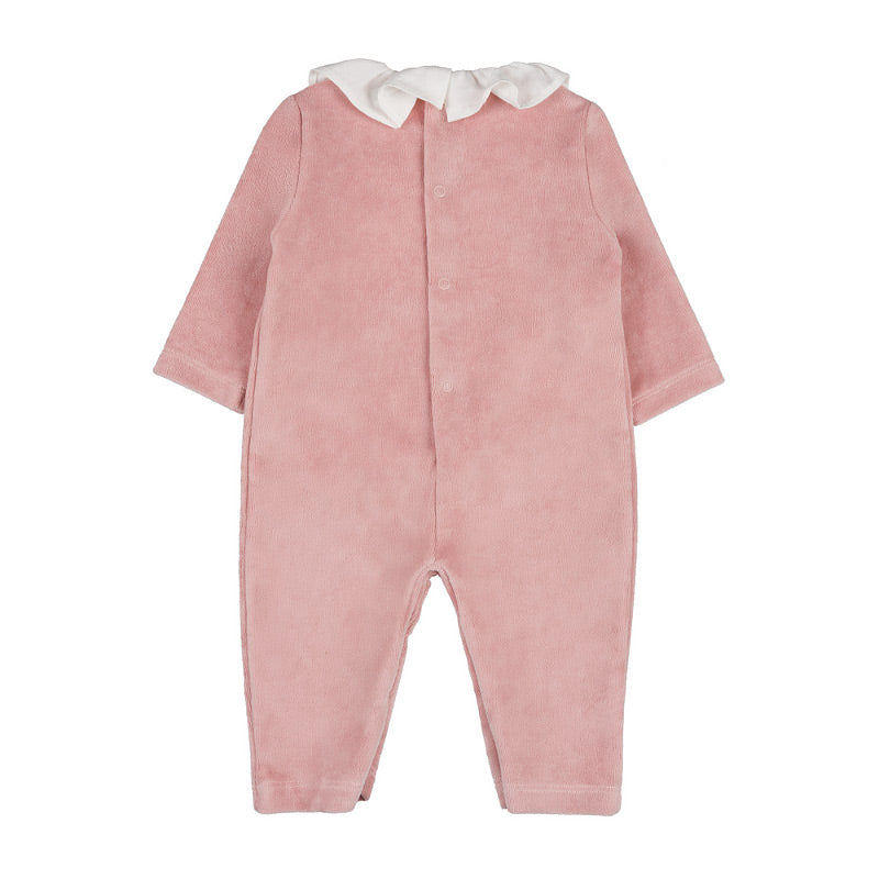Tutina rosa con colletto con mongolfiera - Nanan official