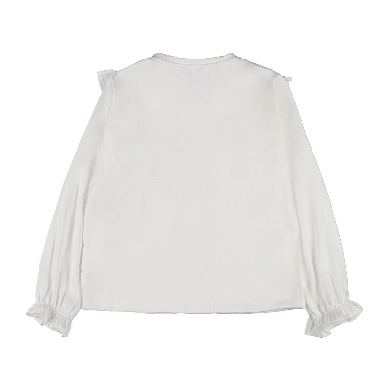 Camicia panna con volant - Nanan official