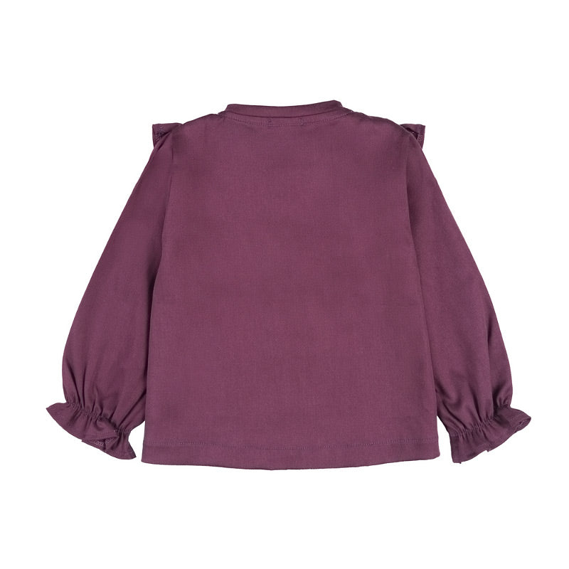 Camicia viola con volant - Nanan official