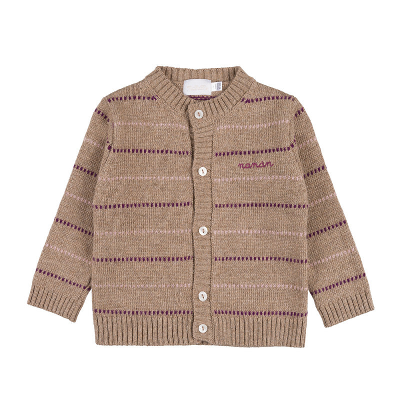 Cardigan beige in maglia - Nanan official
